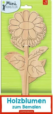Immagine prodotto di Fiori di legno da dipingere (mini artisti)