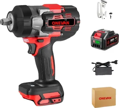 Immagine prodotto di Avvitatore elettrico, coppia 2800 N.m, motore brushless, 1 batteria, spina 1EU