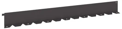 Zdjęcie produktu dla vidaXL Ograniczniki do trawnika, 20 sztuk, 102 x 10 x 4 cm, stal, czarny