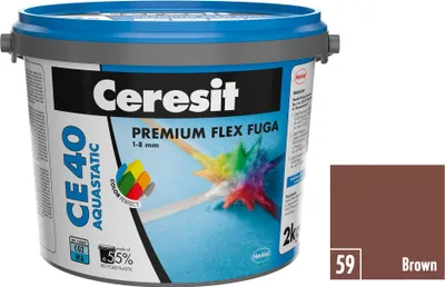 Obrázek produktu pro Ceresit Spárovací hmota CE 40 brown, 2 kg
