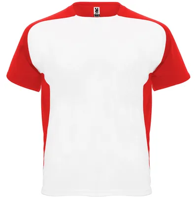 Productafbeelding van Roly Sport - "Bugatti" T-shirt voor heren/dames, uni model, LT2876 (XL) (wit/rood)
