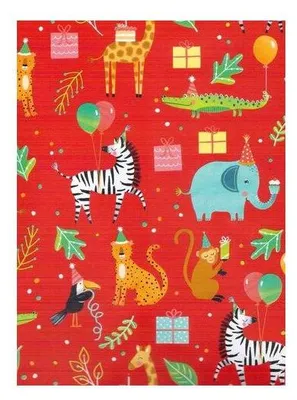 Produktbild von Geschenkpapier Secarerolle Premium, Kindermotiv, bunt, 250 m x 50 cm