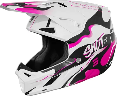 Produktbild von Shot Speed Beast Motocross Helm, weiß/pink, L (59/60)
