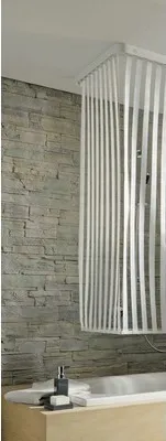 Produktbild von Schmales Ersatz-Duschrollo für Kassette Kleine Wolke 53 x 240 cm weiß ohne Kassette