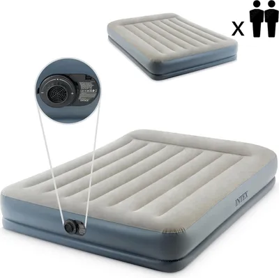 Zdjęcie produktu dla Nadmuchiwany materac 203x152 cm z pompką Double Intex 64118ND