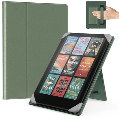 Productafbeelding van Universele Ereader Hoes voor 6-7 Inch Tablets met Handvat en Kickstand