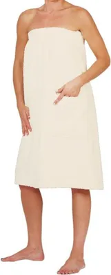 Produktbild von Saunakilt Saunatuch Wellness Klettverschluss Sarong Größe M/L (Damen Herren)