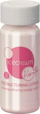 Productafbeelding van Inebrya Ice Cream Keratin, herstellende lotion met keratine, 12 x 11 ml
