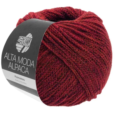 Produktbild von Lana Grossa - Alta Moda Alpaca 0040 dunkelrot meliert