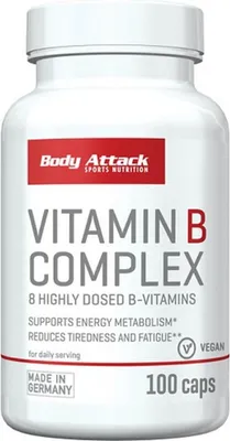 Zdjęcie produktu dla Body Attack B-Complex 100 kapsułek