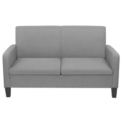 Immagine prodotto di divano a 2 posti 135 x 65 x76 cm grigio chiaro