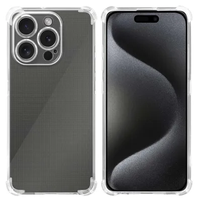 Immagine prodotto di Custodia Cadorabo per Apple iPhone 15 PRO in FULL TRANSPARENT custodia protettiva in TPU flessibile silicone cover cover telefono cellulare