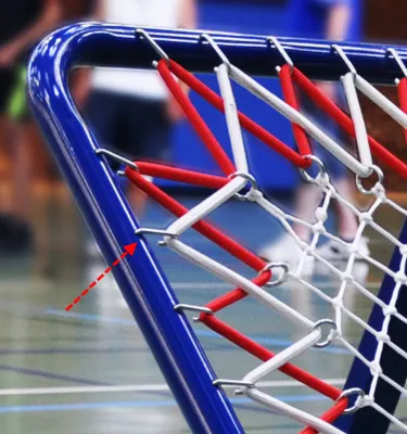 Produktbild von ERSATZNETZ für Rebounder Fußball/Tchoukball Rückprallwand - 100x100cm