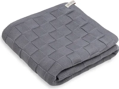 Produktbild von Knit Factory Badetuch Ivy - Med Grey - 90x180 cm