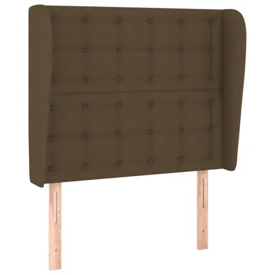 Zdjęcie produktu dla VidaXL 3118375, Ciemny brąz, Poliester, Drewno, 930 mm, 118 cm, 128 cm, 230 mm