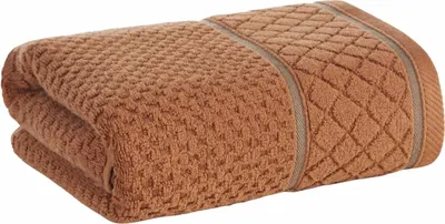 Produktbild von EUROFIRANY | Badetuch - Duschtuch - orange - 50x90 cm - aus Baumwolle - Seifentuch - Gästetuch