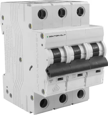 Produktbild von Leitungsschutzschalter MCB 10kA 3P 16A VDE Typ B LS-Schalter Doktorvolt DV-3400