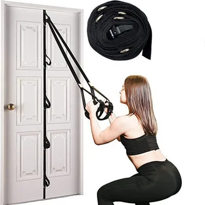 Produktbild von Türanker Gurt für Widerstandsbänder Übungen, Multi-Point Anker Gym Befestigung für Heimfitness, tragbares Türband Widerstand Workout Ausrüstung