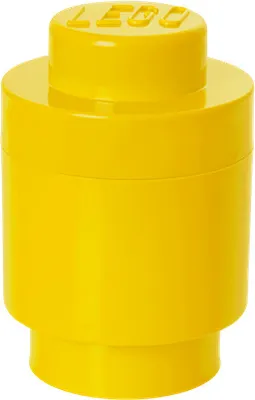 Produktbild von LEGO Storage Brick 1 rund gelb (gelb)