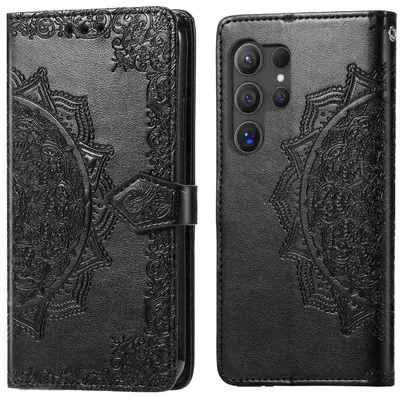 Imagen del producto de Funda libro Mandala para Samsung Galaxy S25 Ultra -