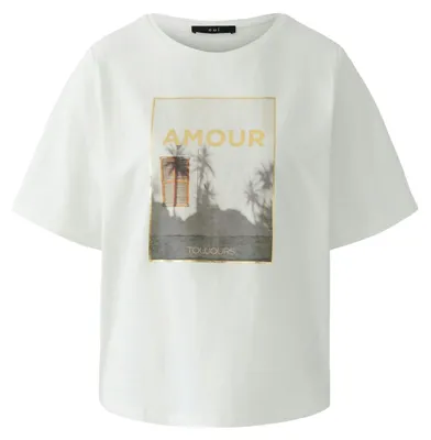 Produktbild von Oui T-Shirt cloud dancer 36