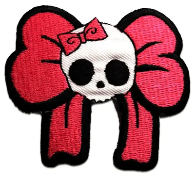 Produktbild von Totenkopf Biker Skelett Punk Emo - Aufnäher, Bügelbild, Aufbügler, Applikationen, Patches, Flicken, Zum Aufbügeln, Größe: 7,5 x 6,8 cm