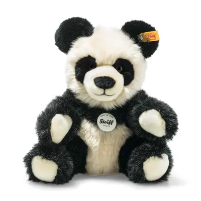 Produktbild von Steiff  Manschli Panda 24 schwarz/ weiss sitzend 060021