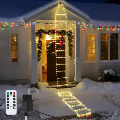 Obrázek produktu pro LED vánoční světelný řetěz Peviasot, délka 3 metry, 338 LED diod, časovač, dálkové ovládání, teplá bílá barva
