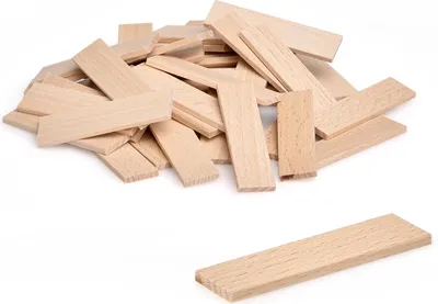 Image de Metrie 200 pièces 1/4 bâtonnets en bois blocs de construction