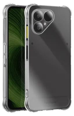 Immagine prodotto di Avizar, custodia Fairphone 6 in silicone con angoli rinforzati, trasparente