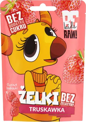 Image de BeRAW ! Kids Jelly Fraise 35 g