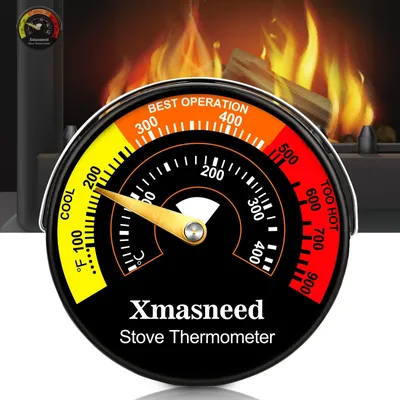Magnetischer Ofenthermometer, 7x7x2 cm, 100–900 °F, digital
