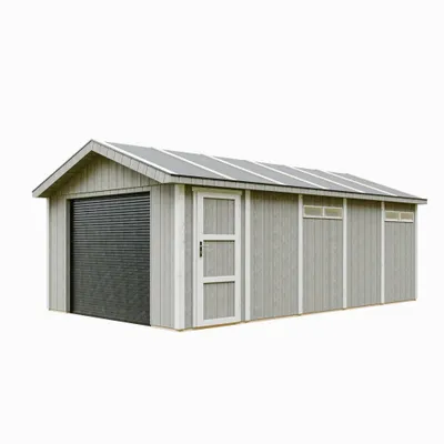 Image de Garage Qualité Premium 21 m²- L378xl648 cm- Timbela M992B-TUNDRA GREY