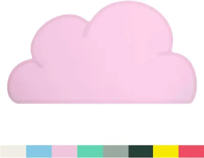 Produktbild von Napfunterlage Silikon Katzen und Kleine Hunde, wasserdichte Haustier Futtermatten rutschfeste Katzennapf Unterlage,(Pink)