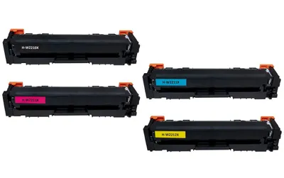 Produktbild von Kompatibles XL-Tonerkartuschen Set W2210X, W2211X, W2212X, W2213X - 207X für HP Color Laserjet Pro M255 dw, MFP M282 nw, M283 cdw, M283 fdw