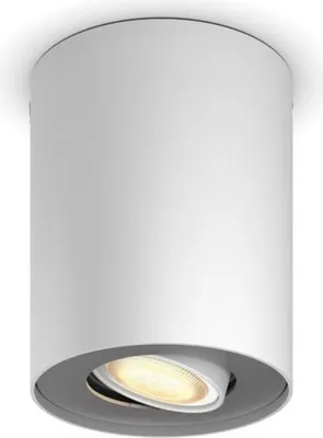 Produktbild von Philips Hue White ambience Pillar Einzelspot schwarz + Dimmschalter
