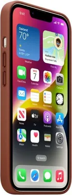 Produktbild von Apple MPP73ZM/A, Cover, Apple, iPhone 14, 15,5 cm (6.1"), Braun