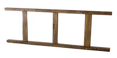 Produktbild von 1x HOLZLEITER mit 4 Sprossen im used Look / NEU / 1 Meter / Lampenhalter, Gartendeko, Wanddeko