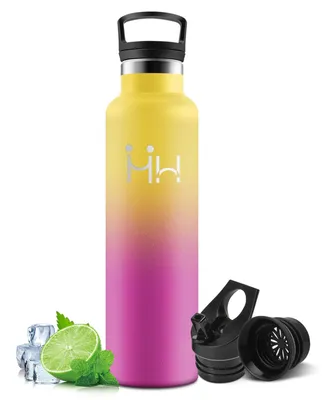 Obrázok produktu pre Mulbijeo, fľaša na vodu, nerezová oceľ 18/8, bez BPA, objem 1000 ml