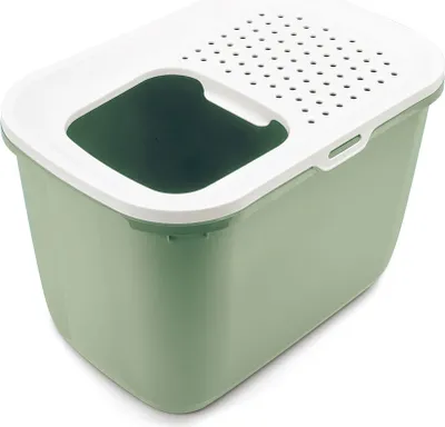 Immagine prodotto di Lettiera per gatti Savic "Hop In" verde botanico 58,5 x 39 x 39,5 cm