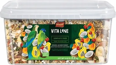 Produktbild von Vitaline Karma, Vollwertfutter für Kanarienvögel und mittelgroße Papageien, Vitapol, 2,2 kg