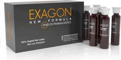 A box of hair lotion bottles.