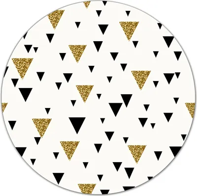 Produktbild von Glas Schneidebrett Herdabdeckplatten Schneideplatten - 40 cm - Geometrische Dreiecke