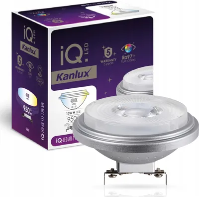 Zdjęcie produktu dla Kanlux S.A. 35253, 13 W, 107 W, G53, 1050 lm, Biały