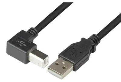 Produktbild von Techly 0.5m USB 2.0 A/B M USB Kabel 0,5 m USB A USB B 0,48 Gbit/s Schwarz