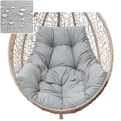 Zdjęcie produktu dla Poduszka ogrodowa "GEORGE" - 120×100×8 cm, do wiszącego fotela i huśtawki - wodoodporna, odporna na promieniowanie UV | PillowPrim
