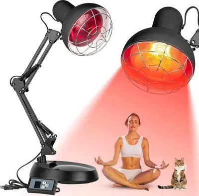 Image de Thérapie par lampe infrarouge pour soulager la douleur