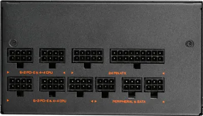 Zdjęcie produktu dla GIGABYTE GP-AP850GM, 850 W, 100 - 240 V, 47 - 63 Hz, 10 A, Aktywne, 120 W