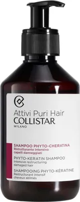 Zdjęcie produktu dla Collistar Phyto-Cheratina, 250 ml, Szampon, Użytkownicy nieprofesjonalni, Unisex, Włosy łamliwe, Włosy zniszczone, Wszystkie kolory