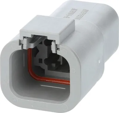 Produktbild von Amphenol AS-4SM 120 Kabelstecker ATP-Serie Stift, 4-polig, Crimpanschluss Isolationsdurchmesser 3,4mm - 4,95mm,